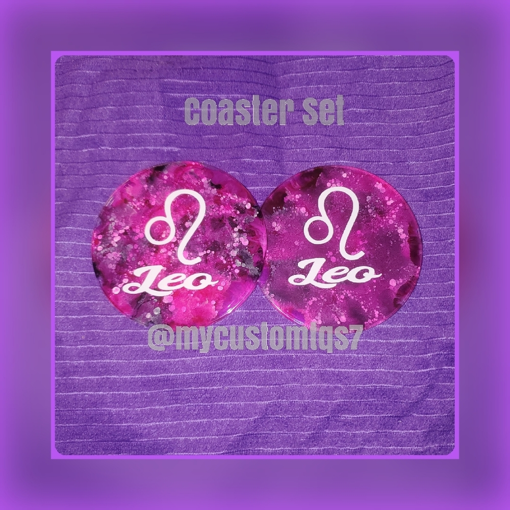 Custom Handmade Resin Coasters